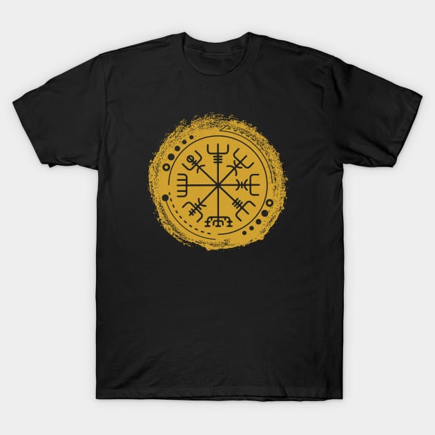 Vegvisir - The Viking Compass | Norse Pagan Symbol T-Shirt by CelestialStudio